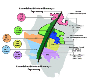 Dholera Zone map